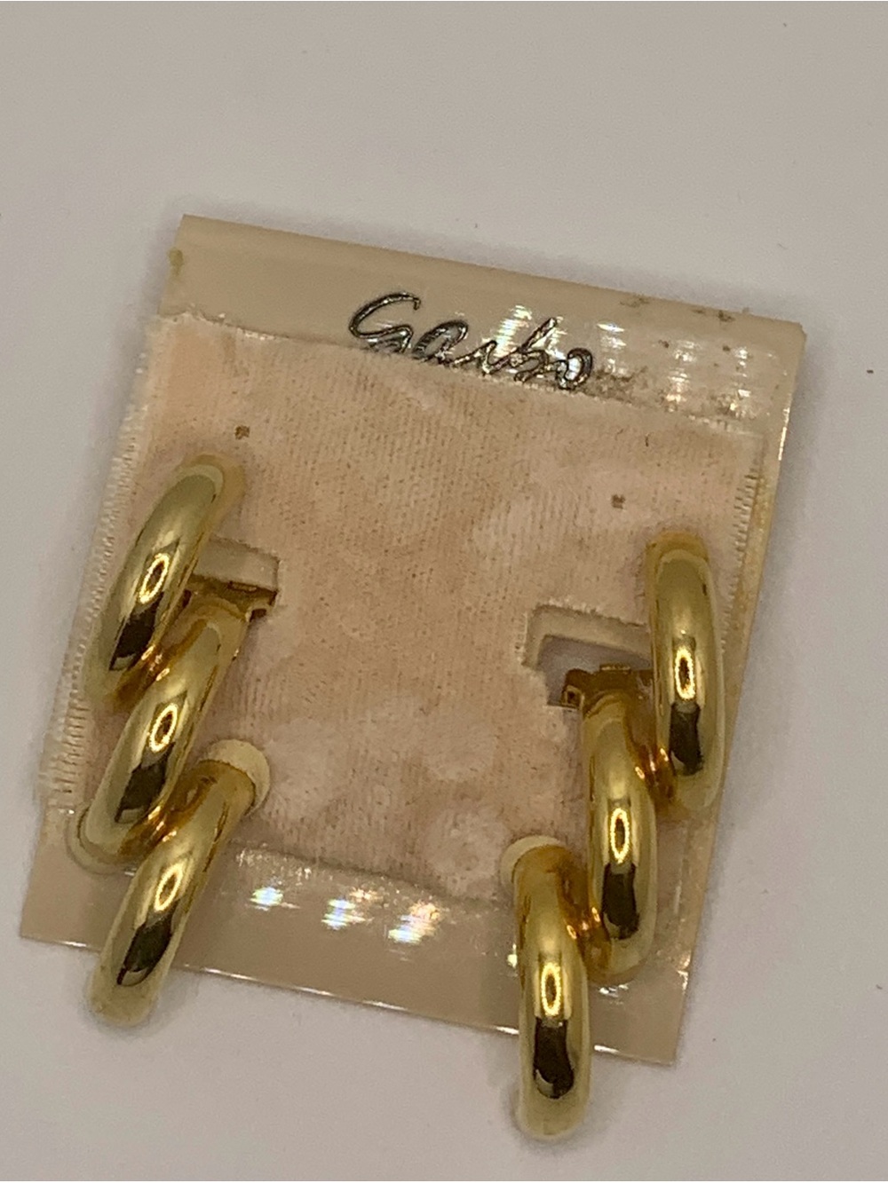 Gold-Tone Clip On Earring Set -
